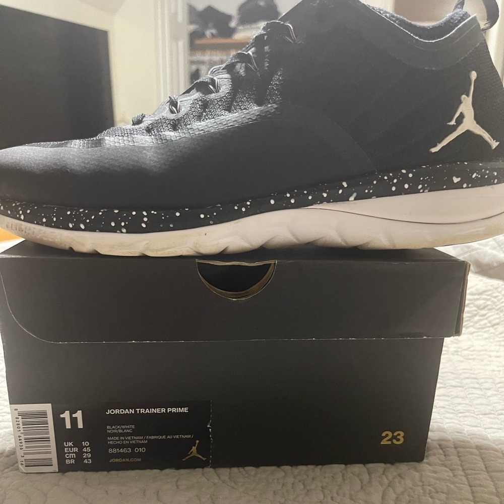 Air Jordan Trainer Prime Black/White , size 11 w Original box